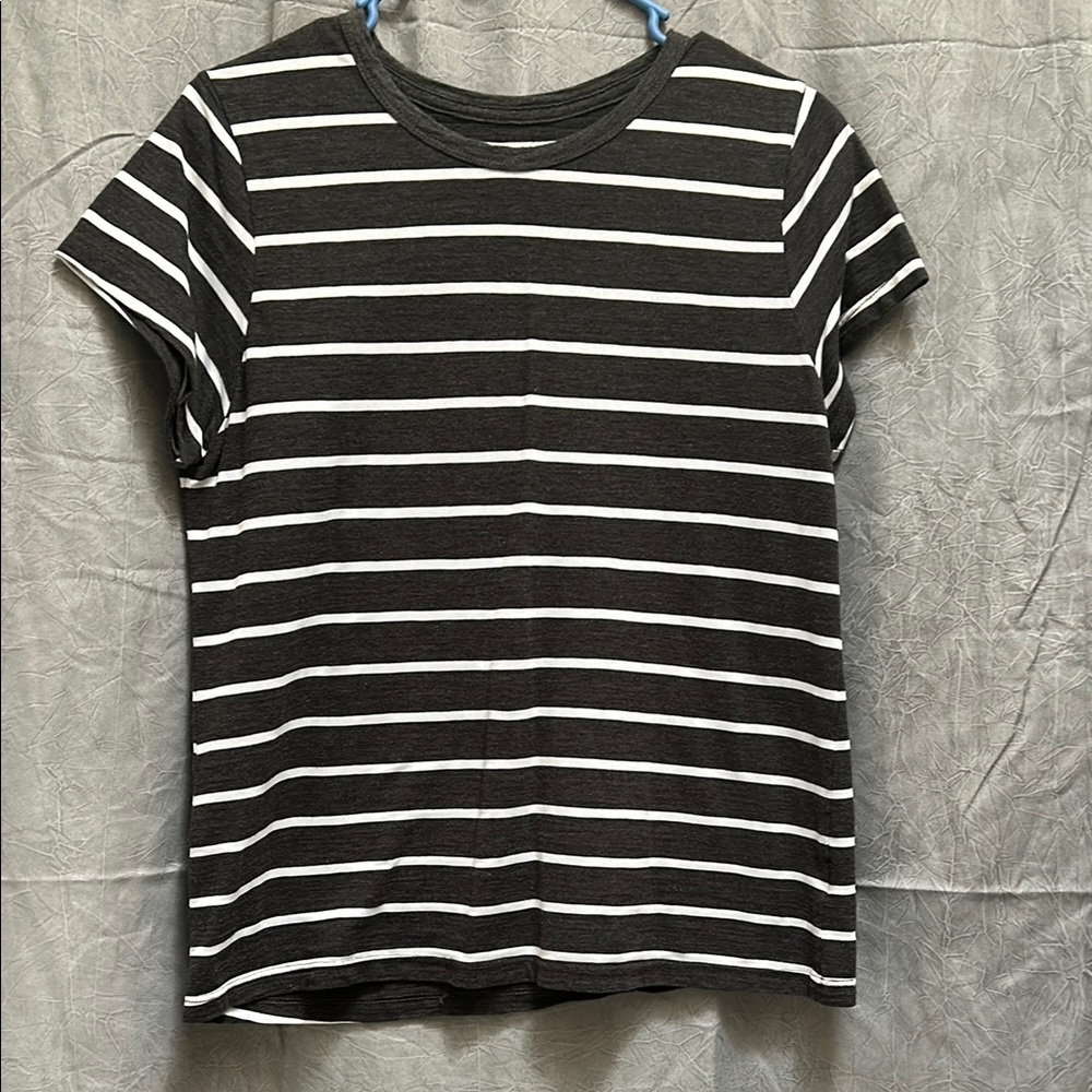 Black and White Striped T-Shirt